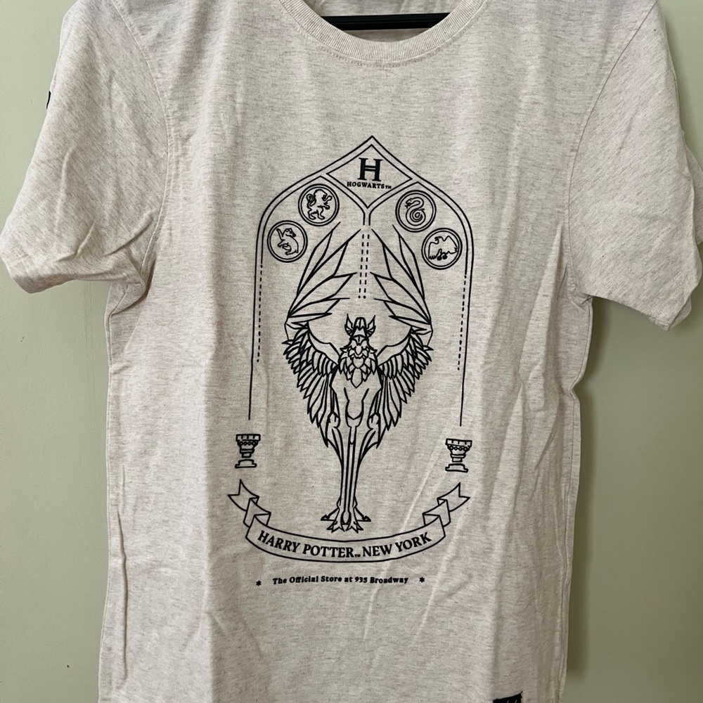 Harry Potter New York Women's Short Sleeve Tee - Light Heather Gray